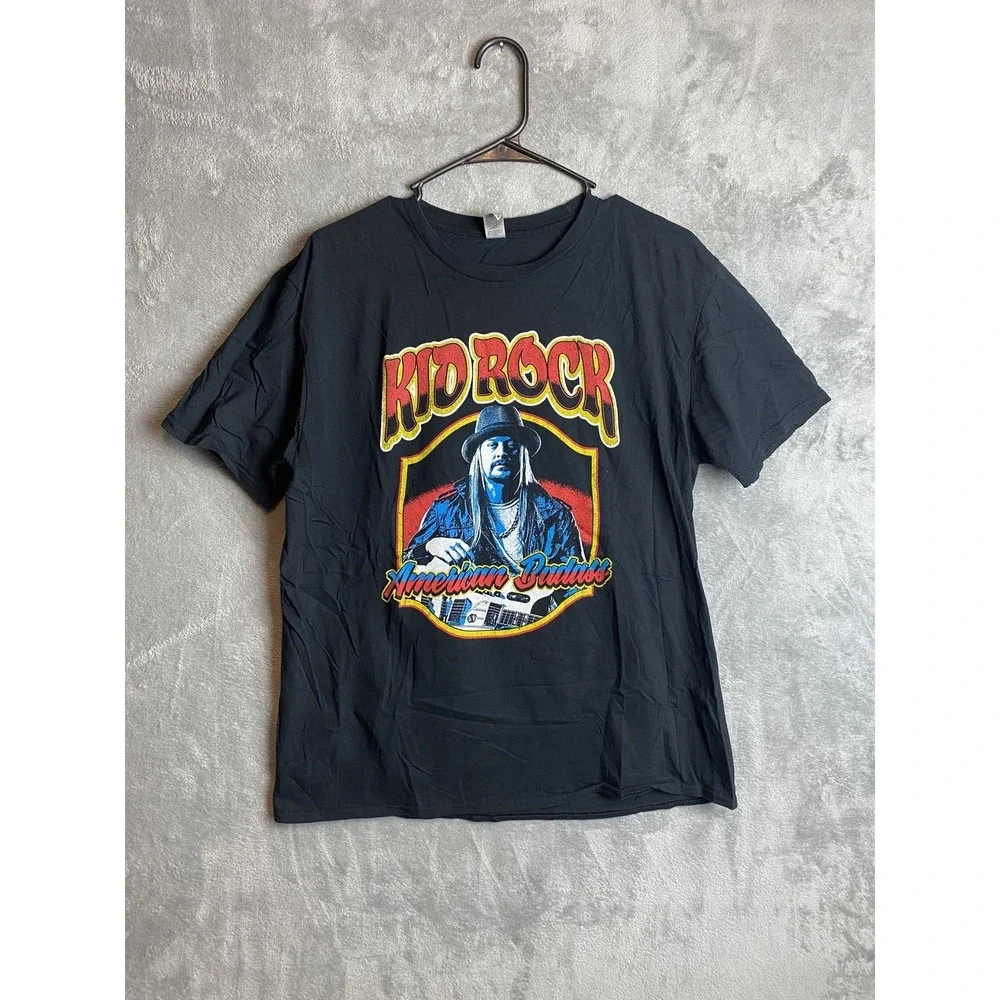 Kid Rock Bad Reputation Mens L Black Cotton Tour T-Shirt